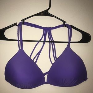 Women’s purple bikini top